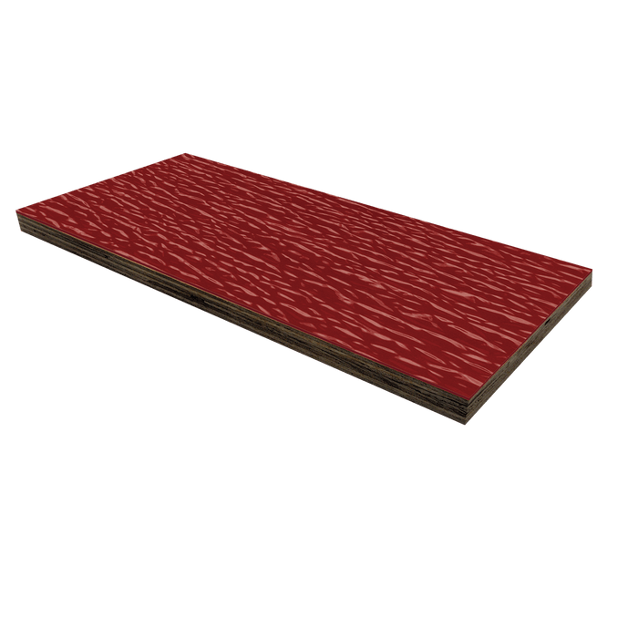 3/4in Textured Fiberglass (FRP) Laminate - Red