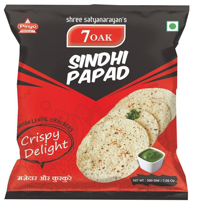 7 Oak Sindhi Papad 6pcs