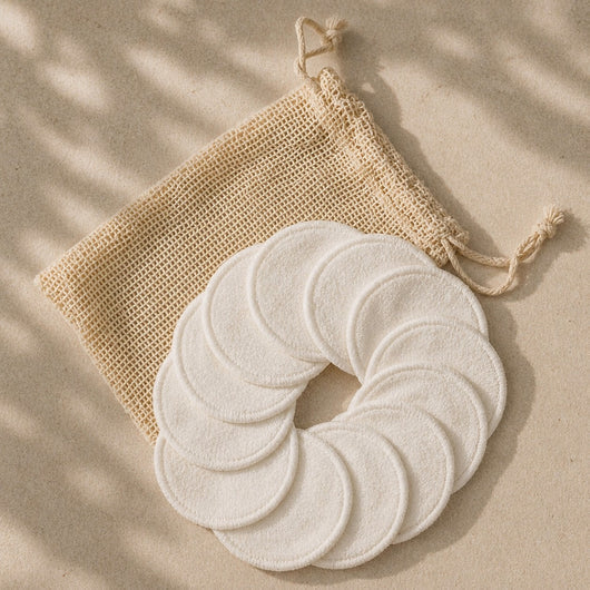 Bamboo makeup remover pad