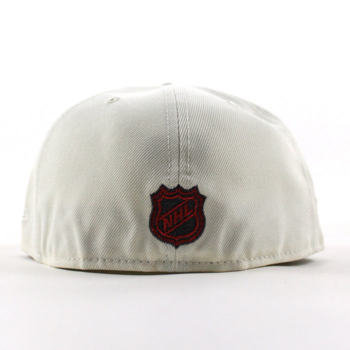 Chicago Blackhawks Chicago Stadium Patch New Era 59Fifty Fitted Hat (Chrome White Black Gray Under brim)
