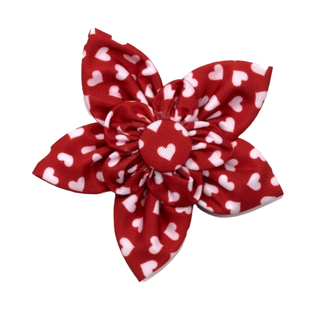 DOG-COLLAR-SLIDER-FLOWER-PINK-HEARTS-VALENTINES