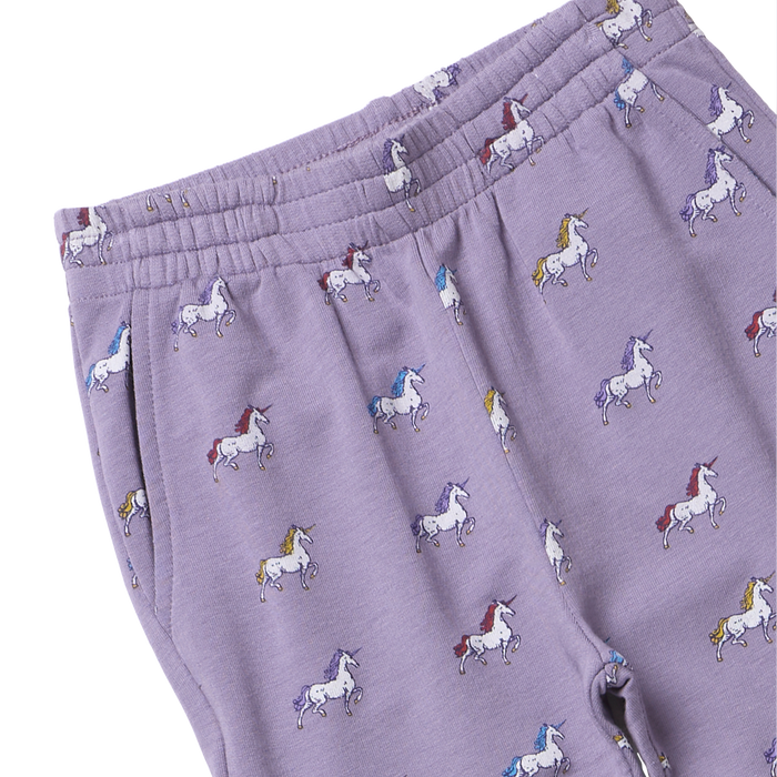 Coop Kids by Pink Chicken Baby Jax Jogger Set in Rainbow Unicorns