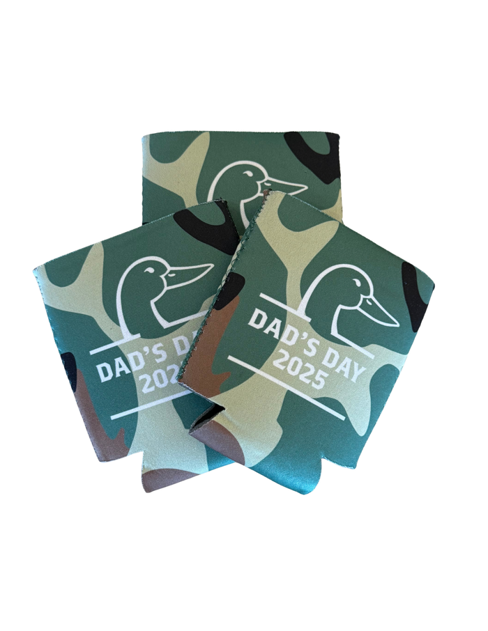 Dad's Weekend 2025 Camo Koozie