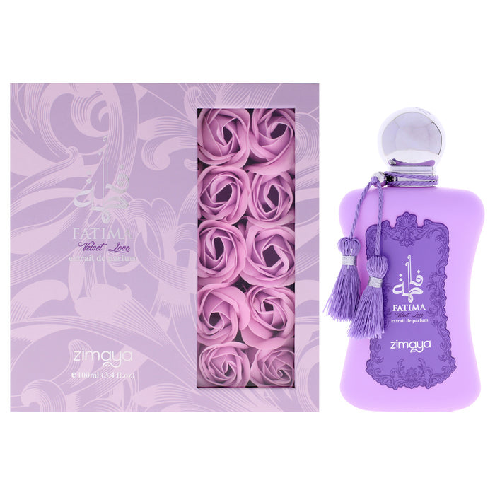 Fatima - Velvet Love by Zimaya for Women - 3.4 oz Extrait De Parfum Spray
