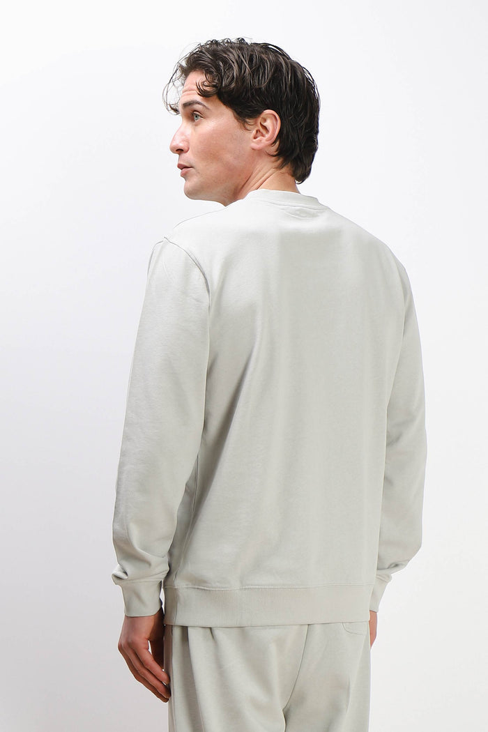 FELPA GIROCOLLO BASIC GRIGIO GHIACCIO