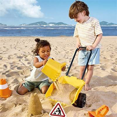 Hape Construction Sand Toy Dumper Set 5 Pce