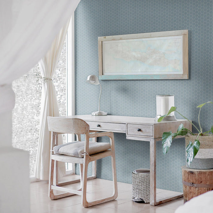 Hexa Azure Mist Mosaic 31.6x31.6 Tile Terratinta