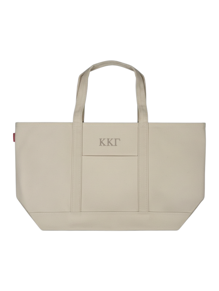 Kappa Kappa Gamma Cream Tote Bag