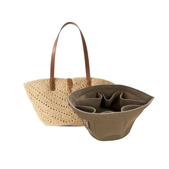 Liner for YSL Saint Laurent Small Panier Raffia Tote
