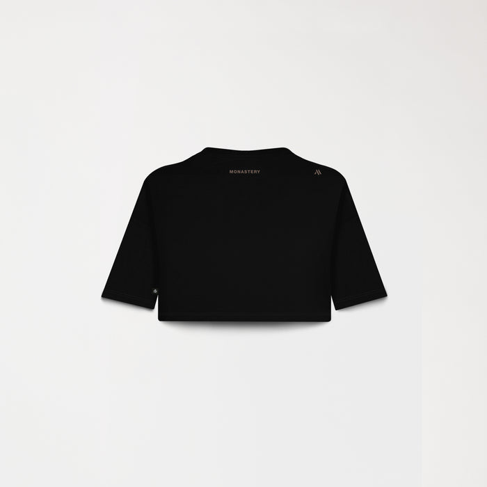 MED CROP TOP WOMEN BLACK