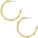 Meridian Zenith Station Hoop Earrings - Gold
