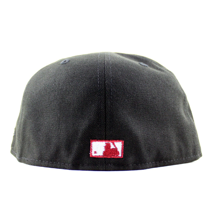 Minnesota Twins 1972 All Star Game New Era 59Fifty Fitted Hat (Black Scarlet Red Gray Under Brim)