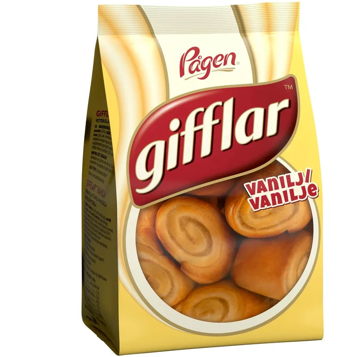 Pågen Gifflar Vanilla Rolls 280g (9.87 oz) – Authentic Swedish Mini Vanilla Pastries