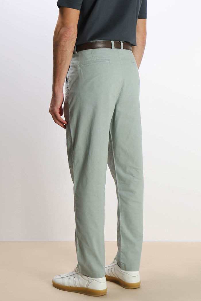 PANTALONE CHINO BASIC COTONE POLVERE