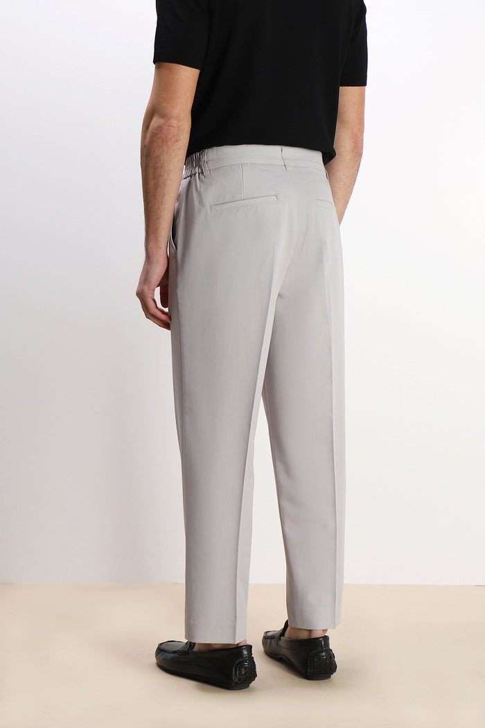 PANTALONE JOGGER MORBIDO GRIGIO GHIACCIO