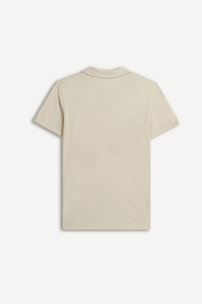 POLO SLUB CON COLLO DERBY TORTORA