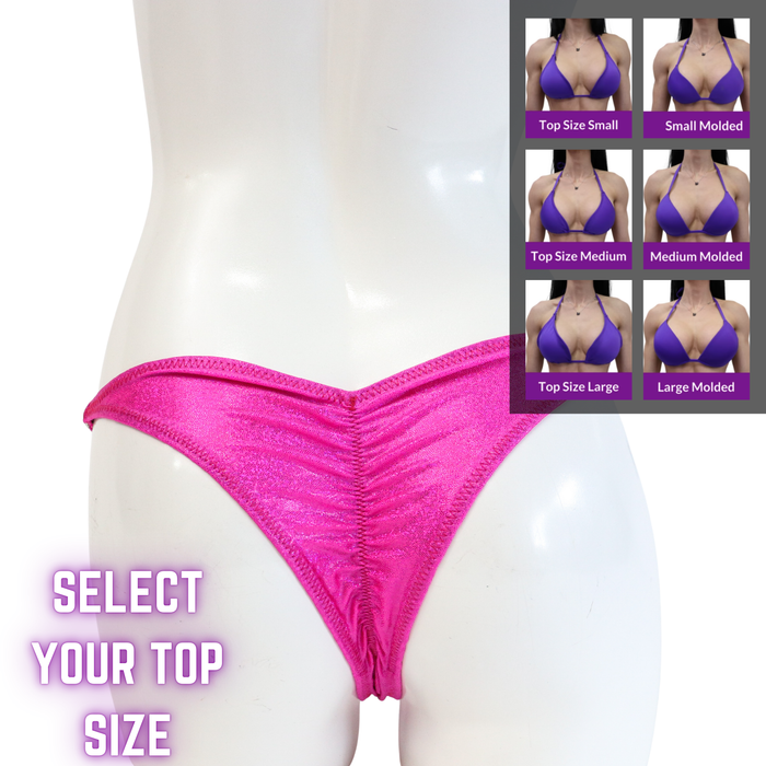 QS SZ: Hologram Pink Fit Model Suit. Select Your Top/Fit Model 1. Angel Competition BikinisThe best NPC Competition Suits for the Bikini Division, Fit Model Division Suits, and bodybuilding suits.