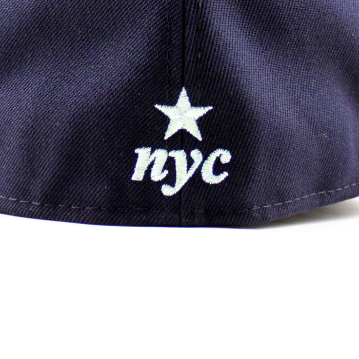 ROOSTER x New York CITY New Era 59Fifty Fitted Hat (Navy Gray Under Brim)