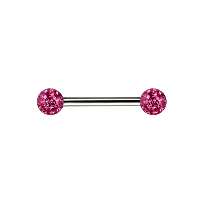 14g Titanium Ferido Jewel Bar Rose 12mm / Titanium / Rose Barbell