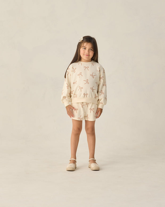 Rylee + Cru Summer Terry Set in Sailor Bows