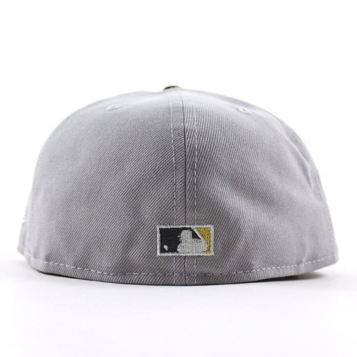 San Francisco Giants Tell It GoodBye patch New Era 59Fifty Fitted Hat (Gray Black Gray Under Brim)