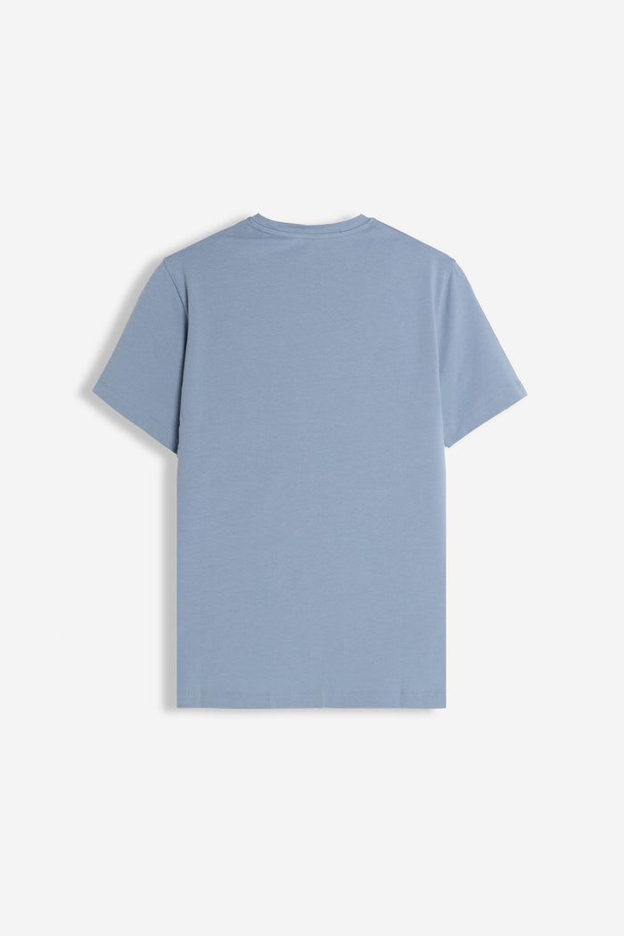 T-SHIRT GIROCOLLO BASIC STRETCH POLVERE