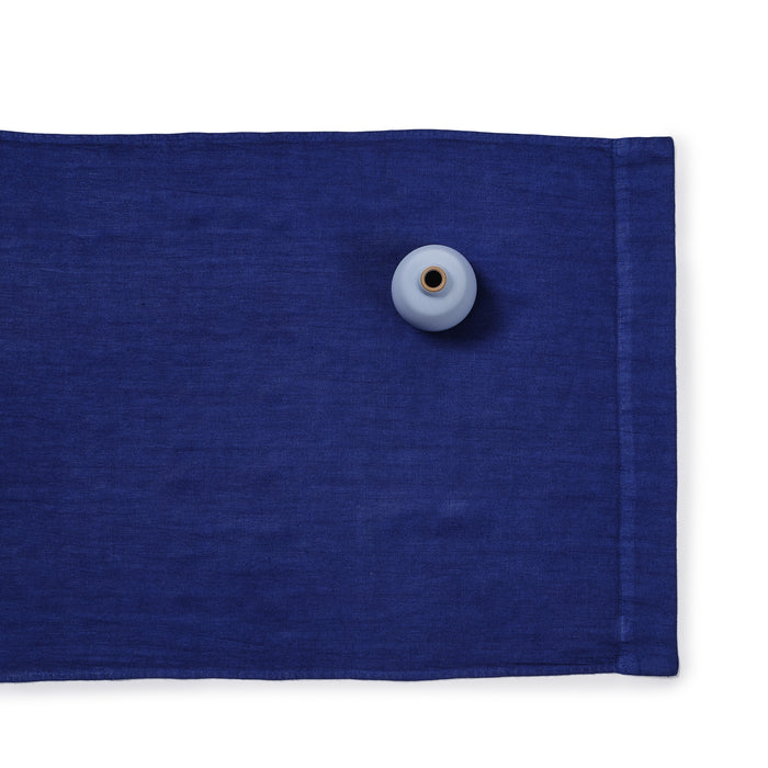 Tela Linen Runner in Lyons Blue