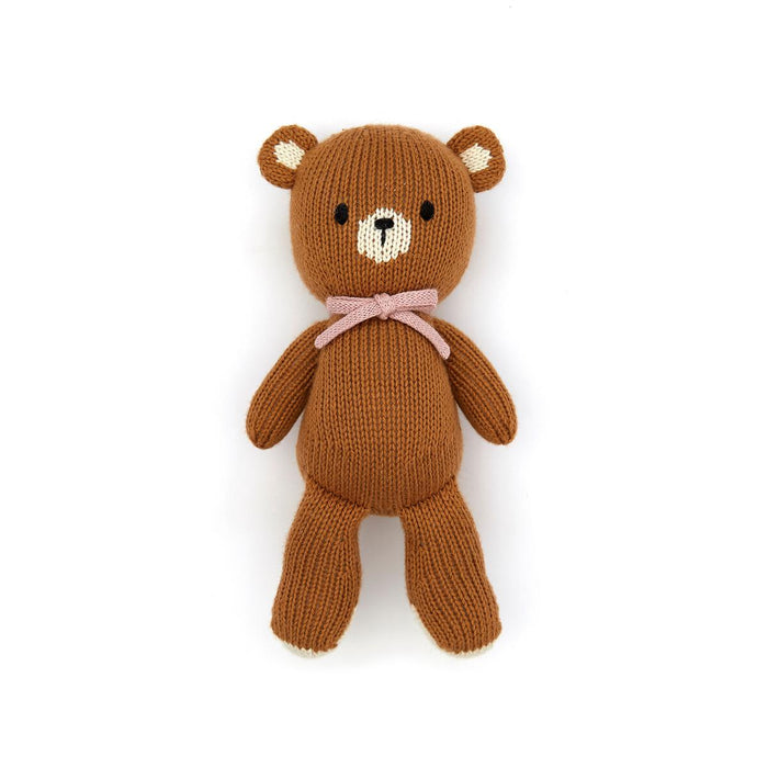 Tun Tun Baby Bear with Pink Bow