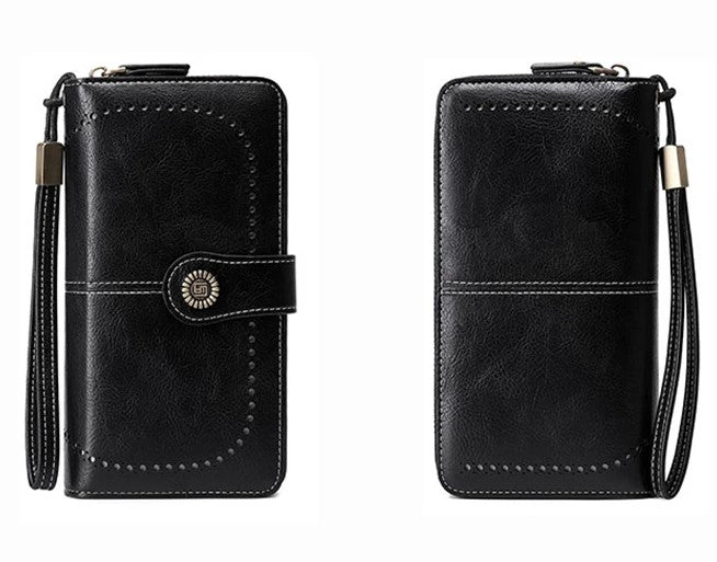 WW164 - Textured Long Multi Card Wallet