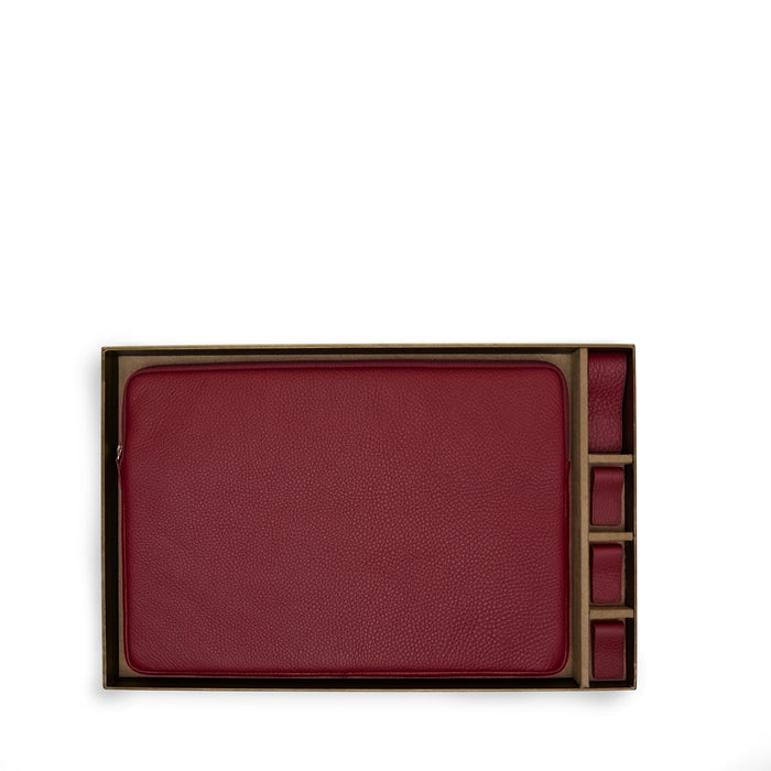 16 Inch Laptop Essentials Gift Set Garnet Red