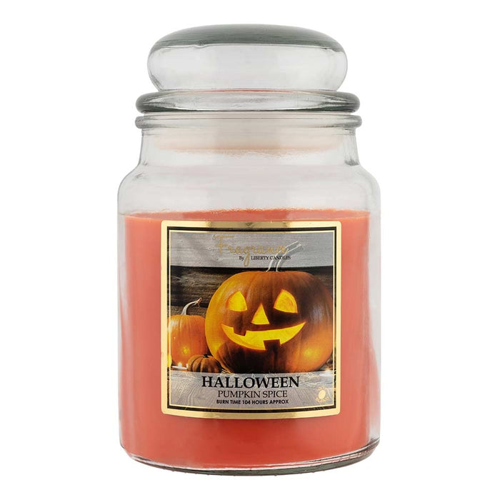 18Oz Jar Scented Candle Pumpkin Spice | Poundstretcher 343857