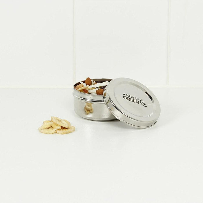 A Slice of Green A Slice of Green Stainless Steel Mini Round Food Container - Kochi &Keep