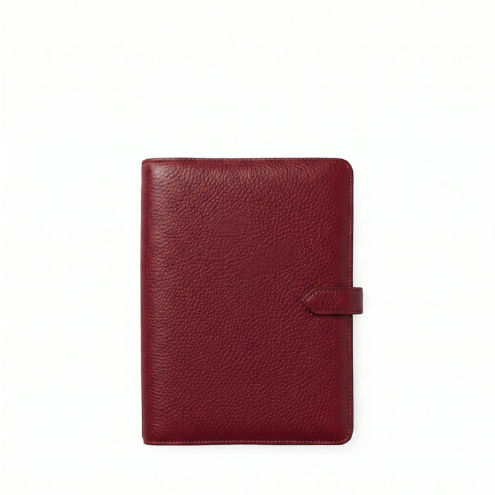 A5 Snap Spiral Journal Garnet Red