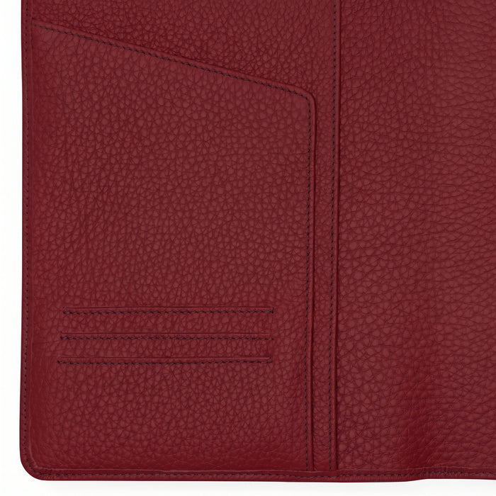 A5 Snap Spiral Journal Garnet Red