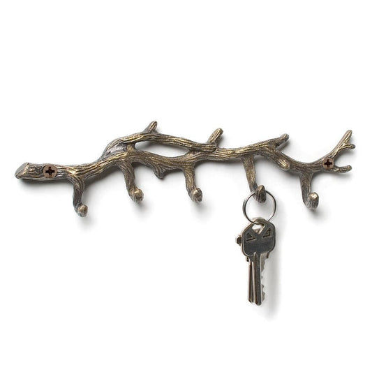 Abbott Small Gold Twig Wall Hook