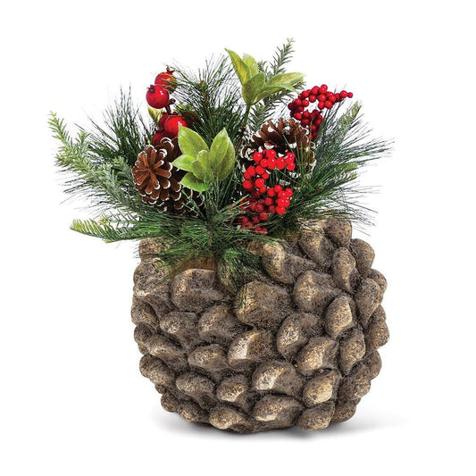 Abbott Small Pine Cone Planter