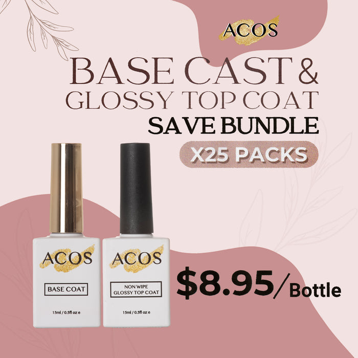 ACOS Base Coat + Non Wipe Top Coat - Lashmer