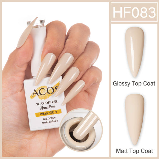 ACOS Hema Free Gel Colour MILKY GREY (083) - Lashmer