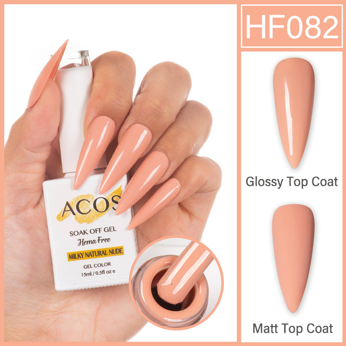 ACOS Hema Free Gel Colour MILKY NATURAL NUDE (082) - Lashmer