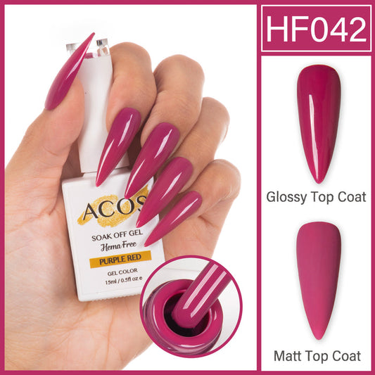 ACOS Hema Free Gel Colour PURPLE RED (042) - Lashmer