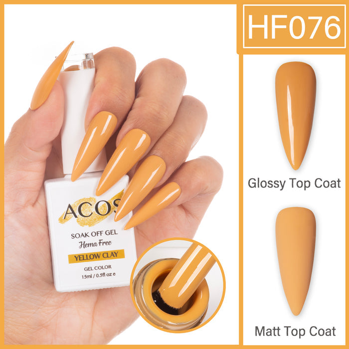 ACOS Hema Free Gel Colour YELLOW CLAY (076) - Lashmer
