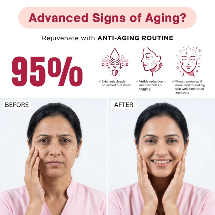 Ageing Advanced Ageing 4 Step - Night Cream+Serum+Cream+Night Repair Serum - The Skin Story -