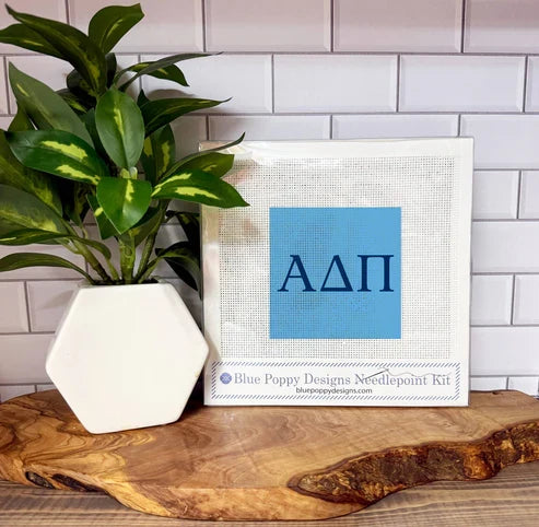 Alpha Delta Pi 4x4 Needlepoint Kit