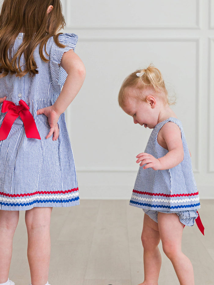 America Seersucker Bloomer Set