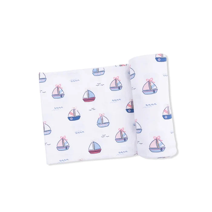 Bubbly Sailboats Pink