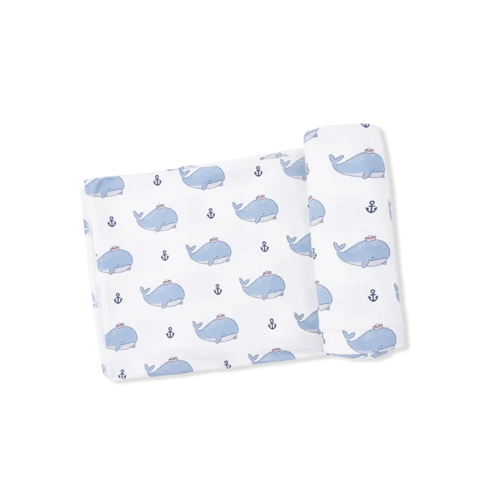 Bubbly Sailor Whales Blue