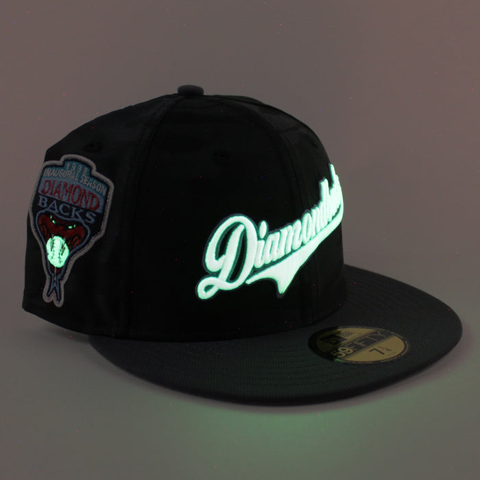 Arizona Diamondbacks 1998 Inaugural Season New Era 59Fifty Fitted Hat (Black Camouflage Graphite Gray Under Brim)