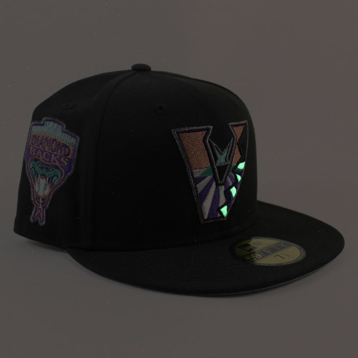 Arizona Diamondbacks 1998 Inaugural Season New Era 59Fifty Fitted Hat (Black Gray Under Brim)