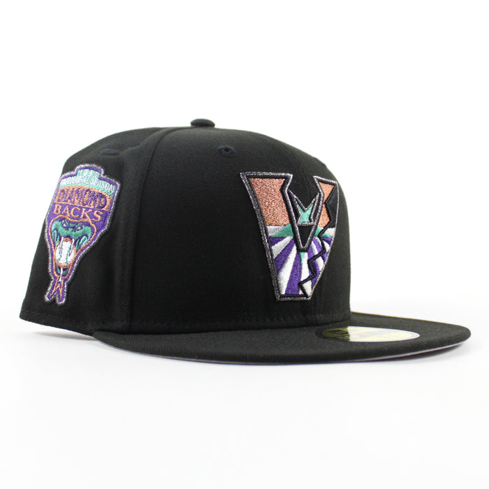 Arizona Diamondbacks 1998 Inaugural Season New Era 59Fifty Fitted Hat (Black Gray Under Brim)