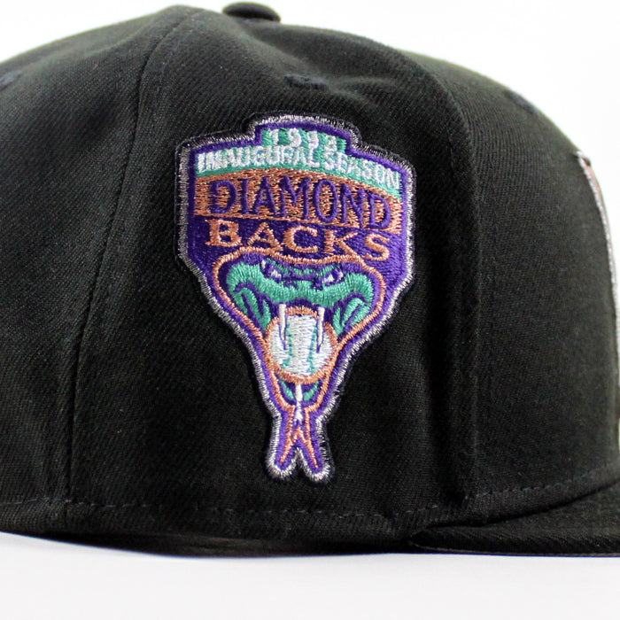 Arizona Diamondbacks 1998 Inaugural Season New Era 59Fifty Fitted Hat (Black Gray Under Brim)